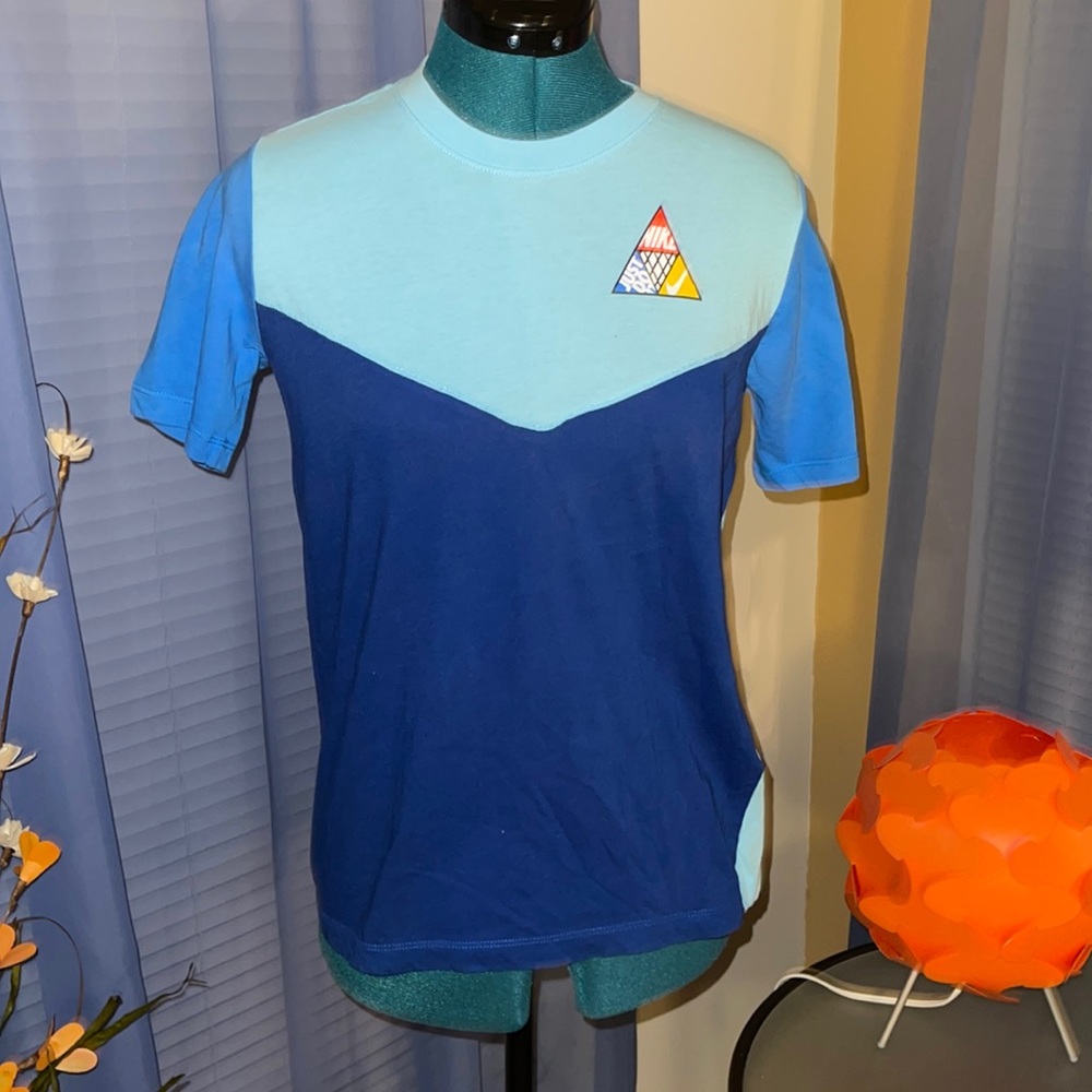 Nikew| Boys Short Sleeve Color Block Graphic Print T-shirt